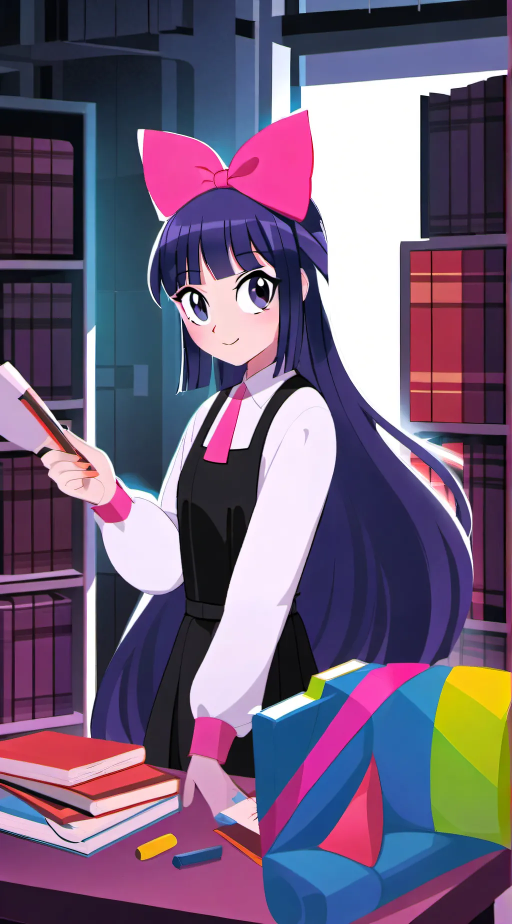 ai character: twilight sparkle background