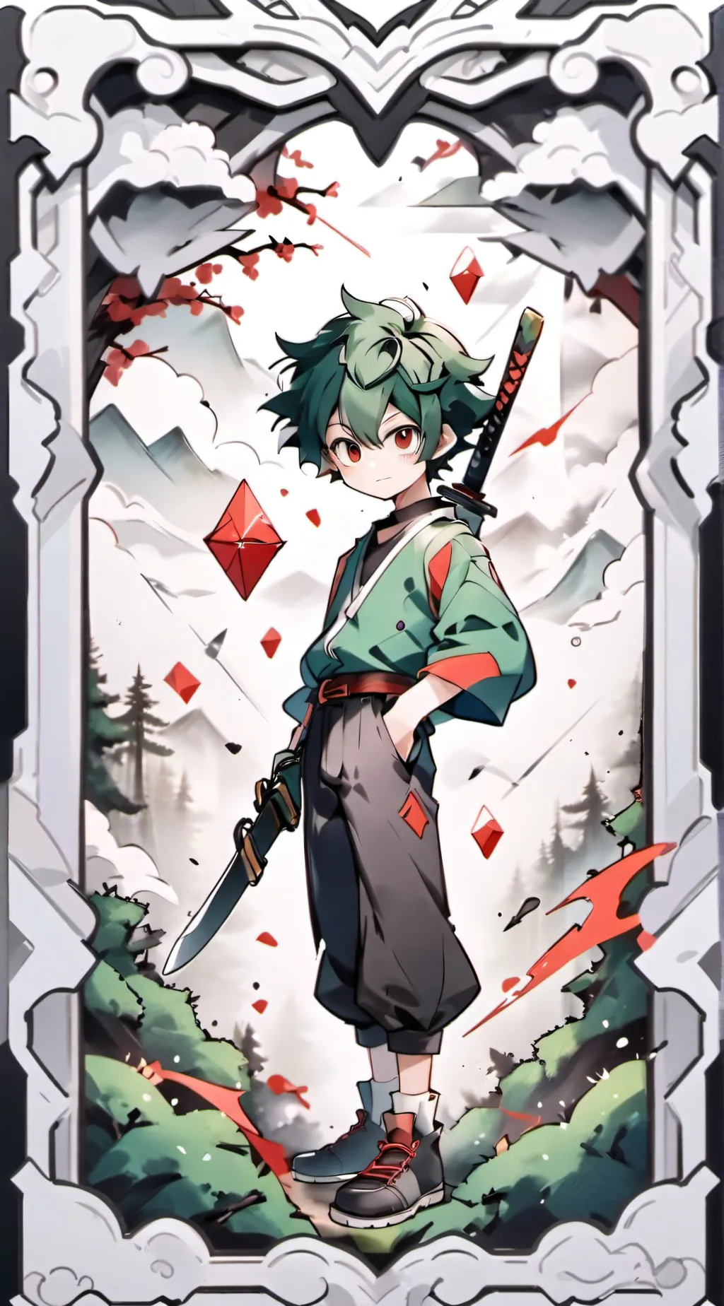 ai character: Kaito background