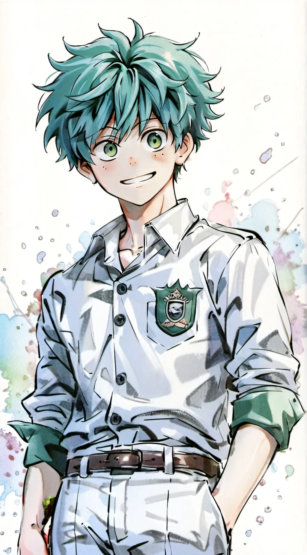 ai character: Izuku Midoriya background