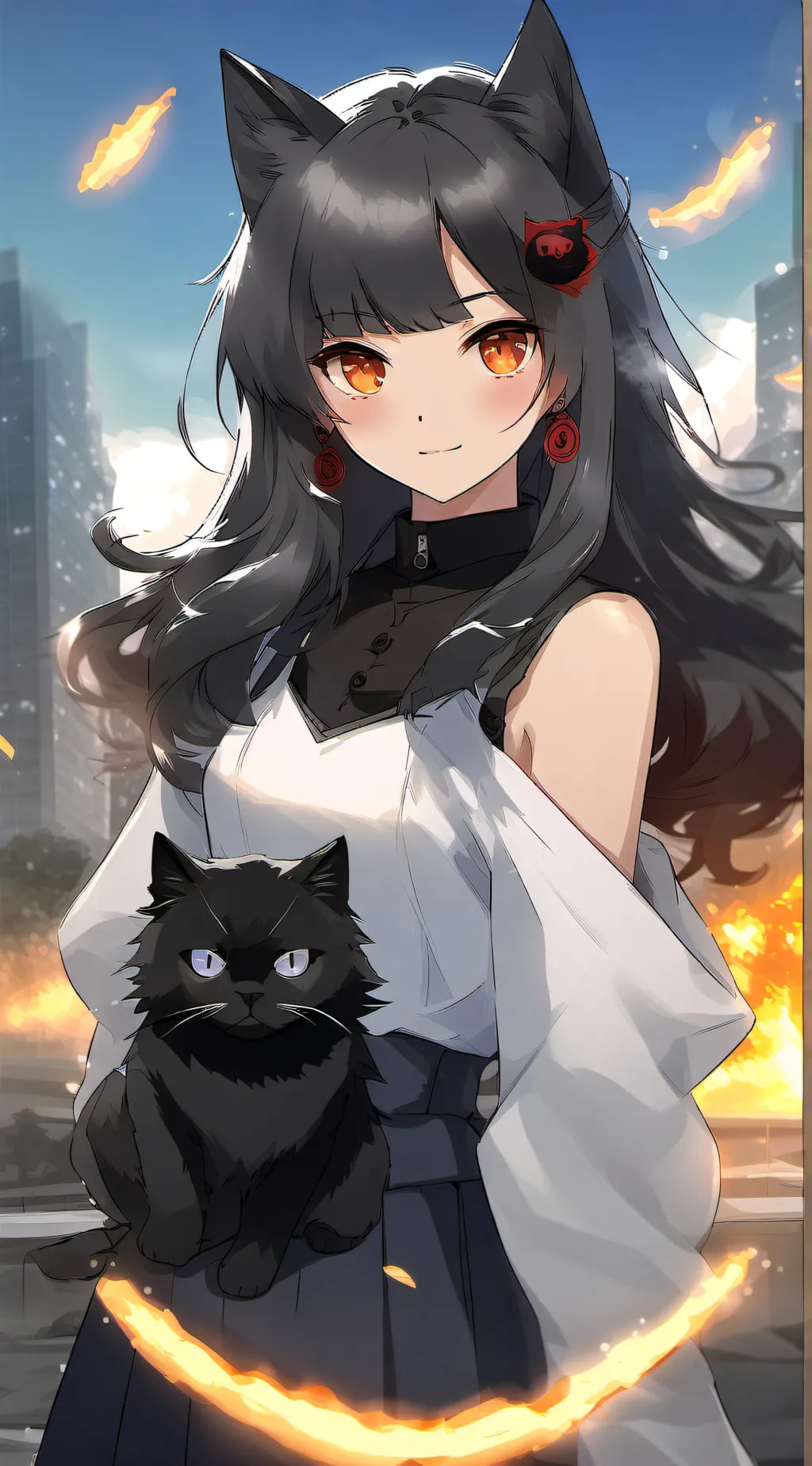 ai character: Midnight  background