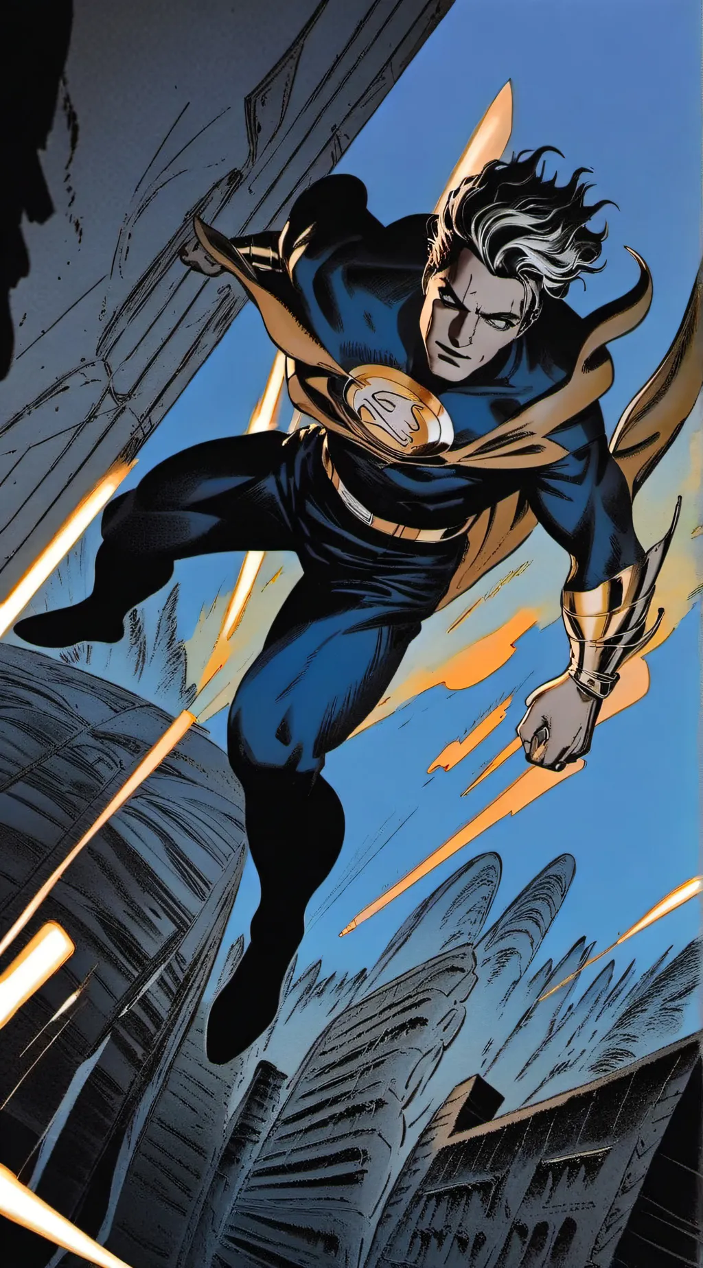 ai character: super man  background