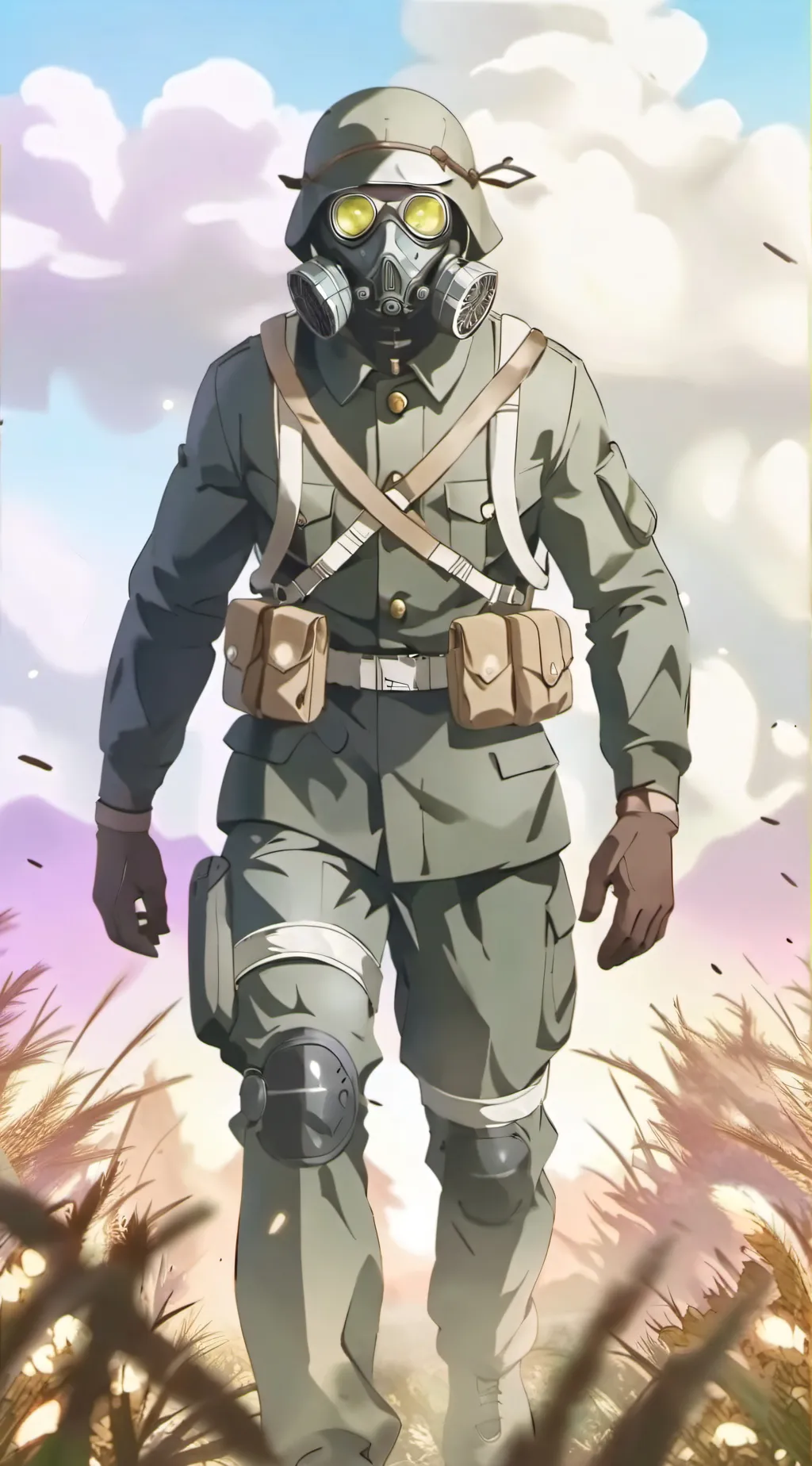 ai character: A 27V or Tom  background