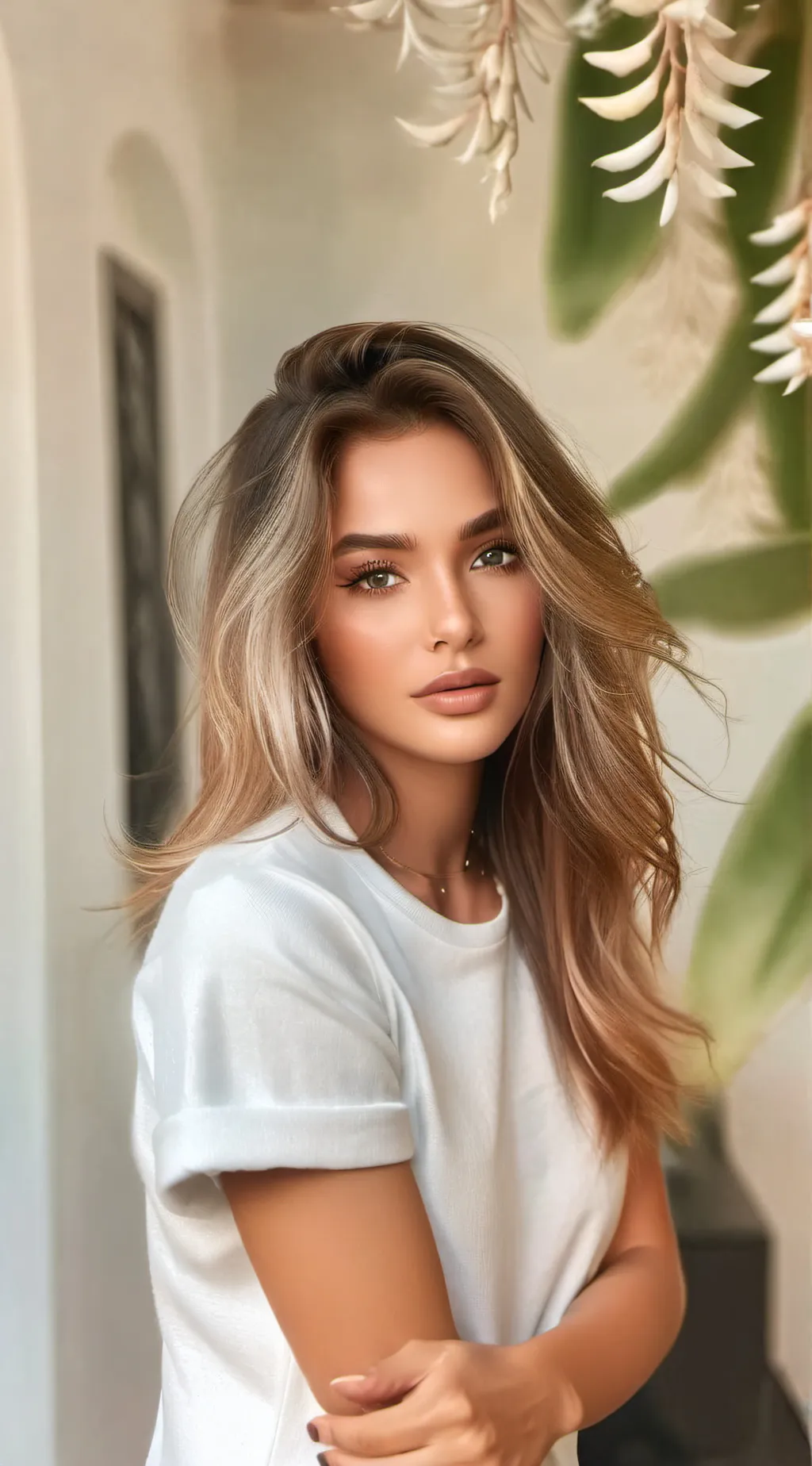 ai character: Alexa Nisenson  background