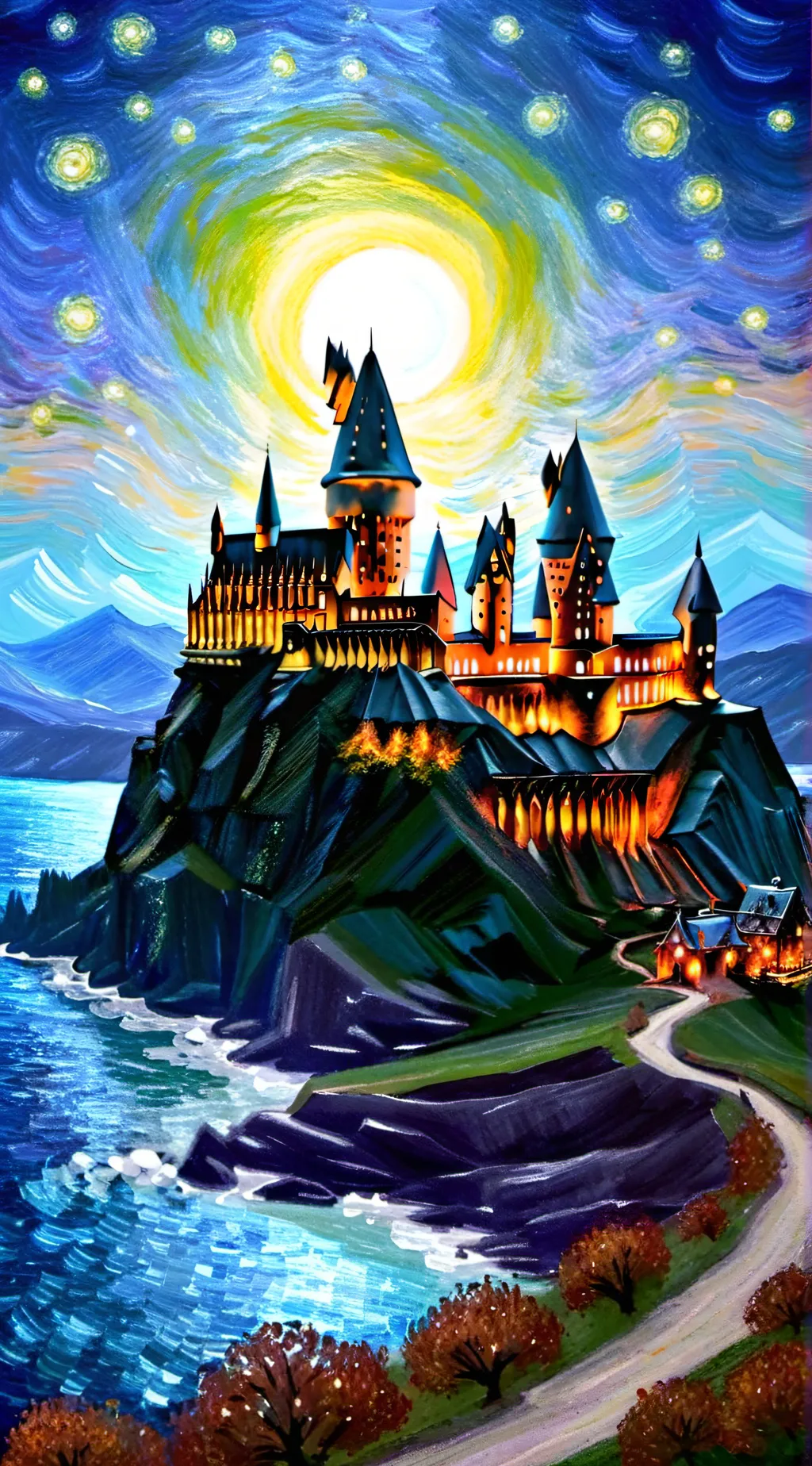 ai character: Hogwarts Delusion background