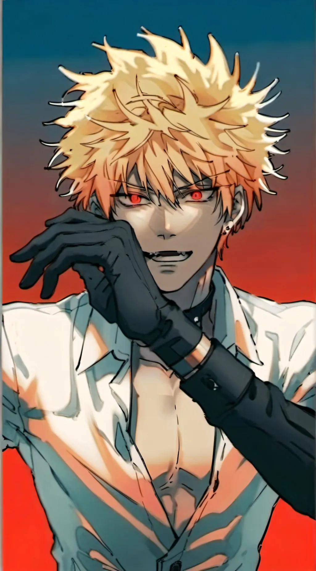 ai character: MHA CAMP background