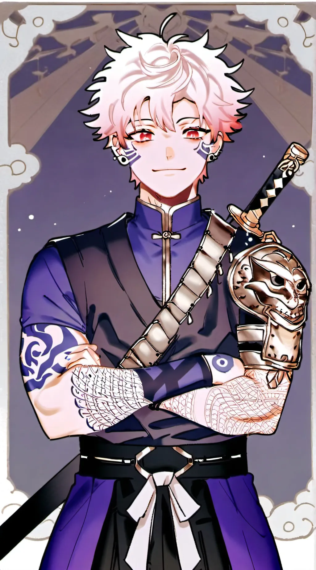 ai character: Sukuna (jjk) background