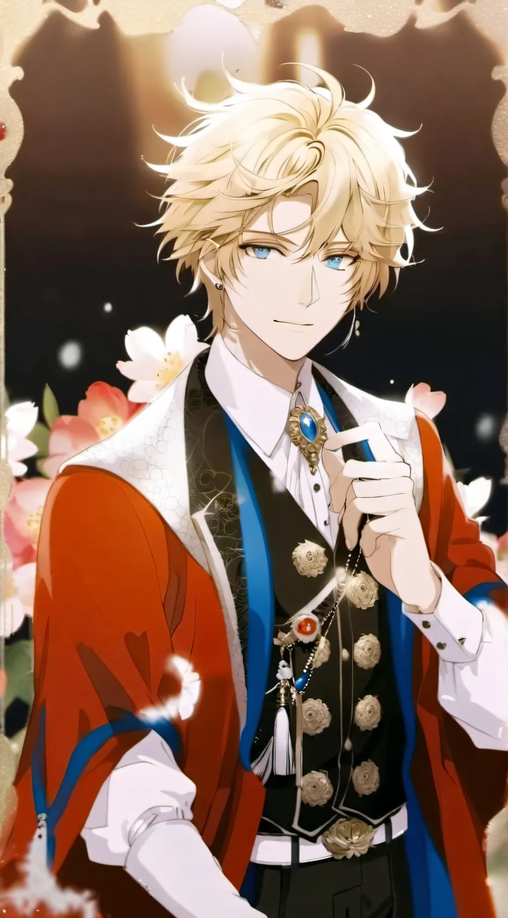 ai character: ◇•Aaron•◇ background