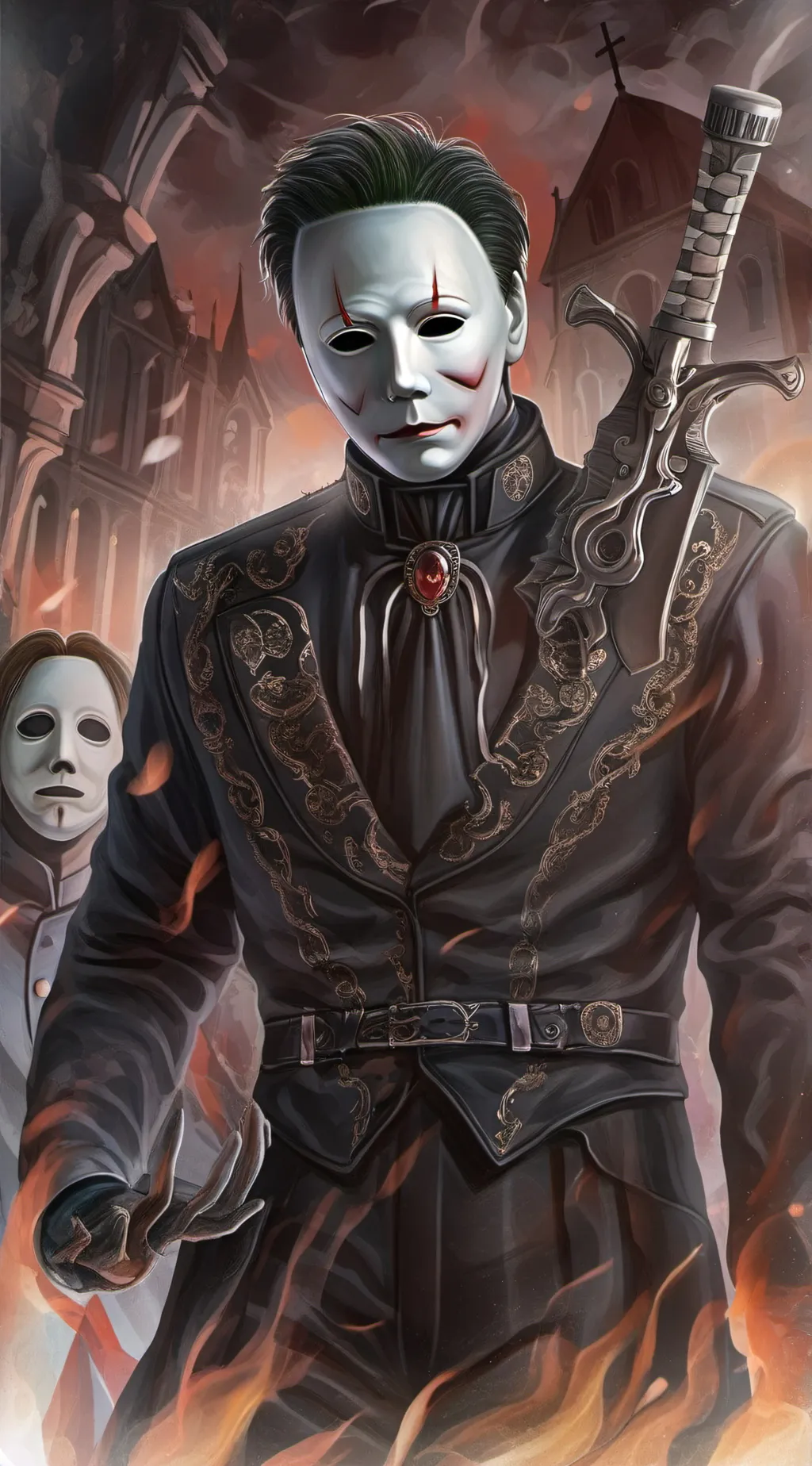 ai character: Michael Myers  background