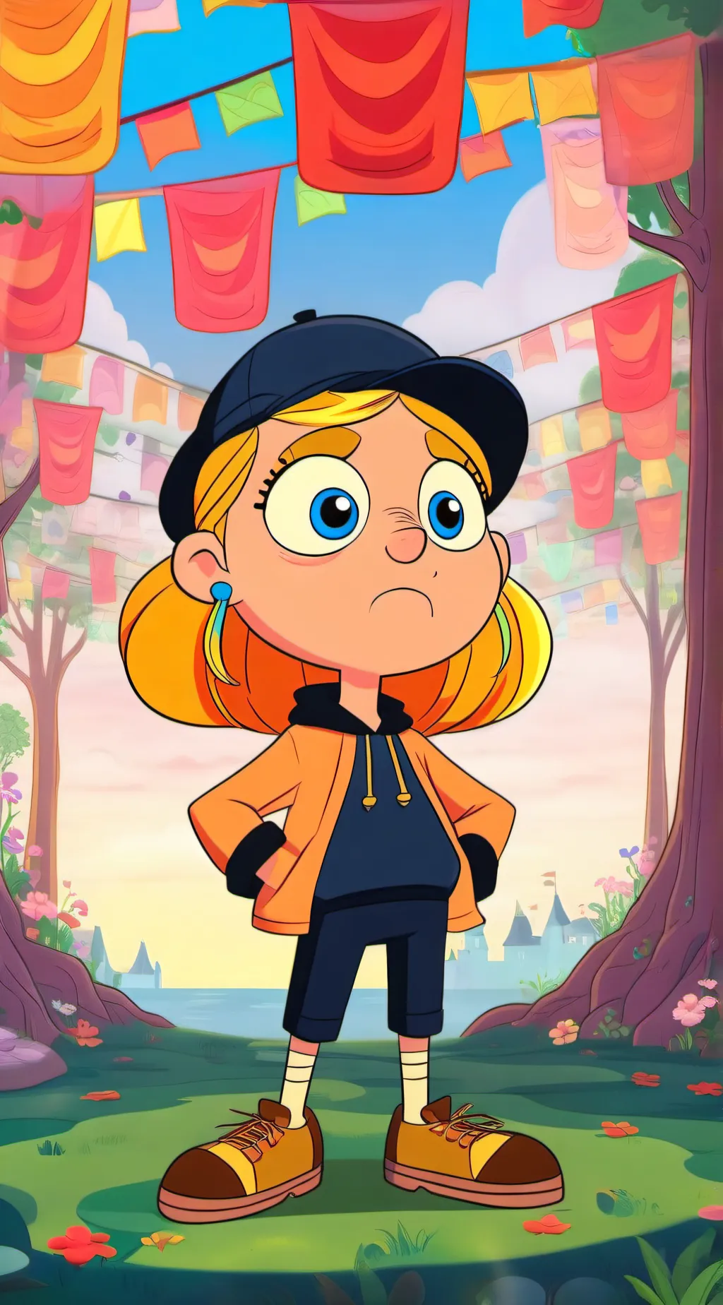 ai character: nelly nut  background