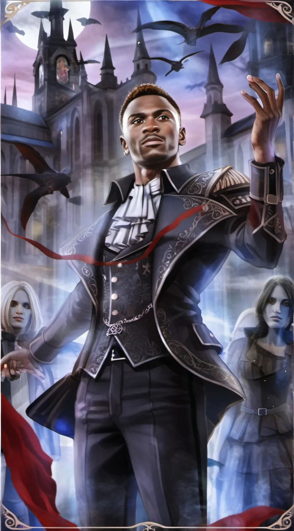 ai character: Dr. Ghost   background