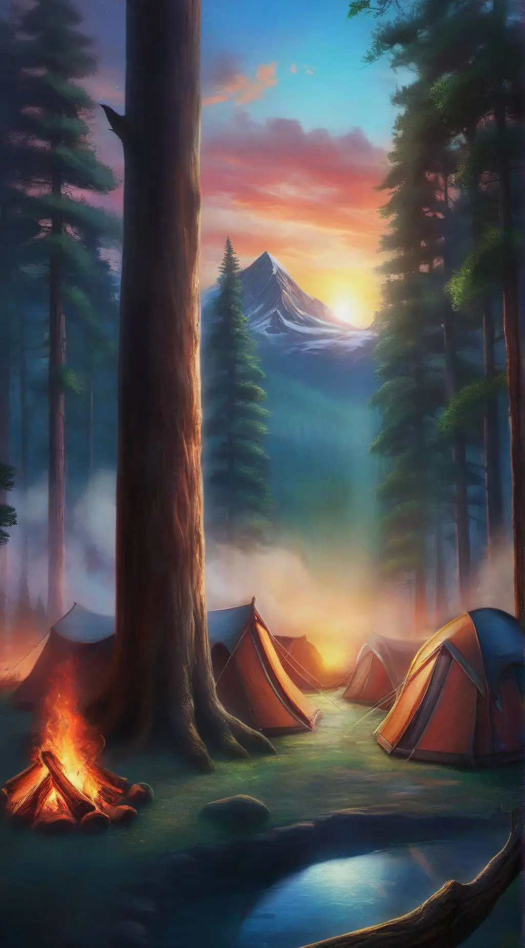 ai character: Camp Half-Blood background