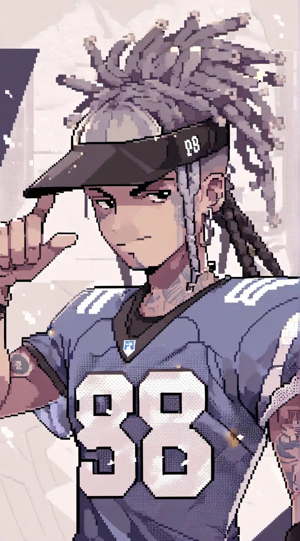 ai character: Ceedee lamb background