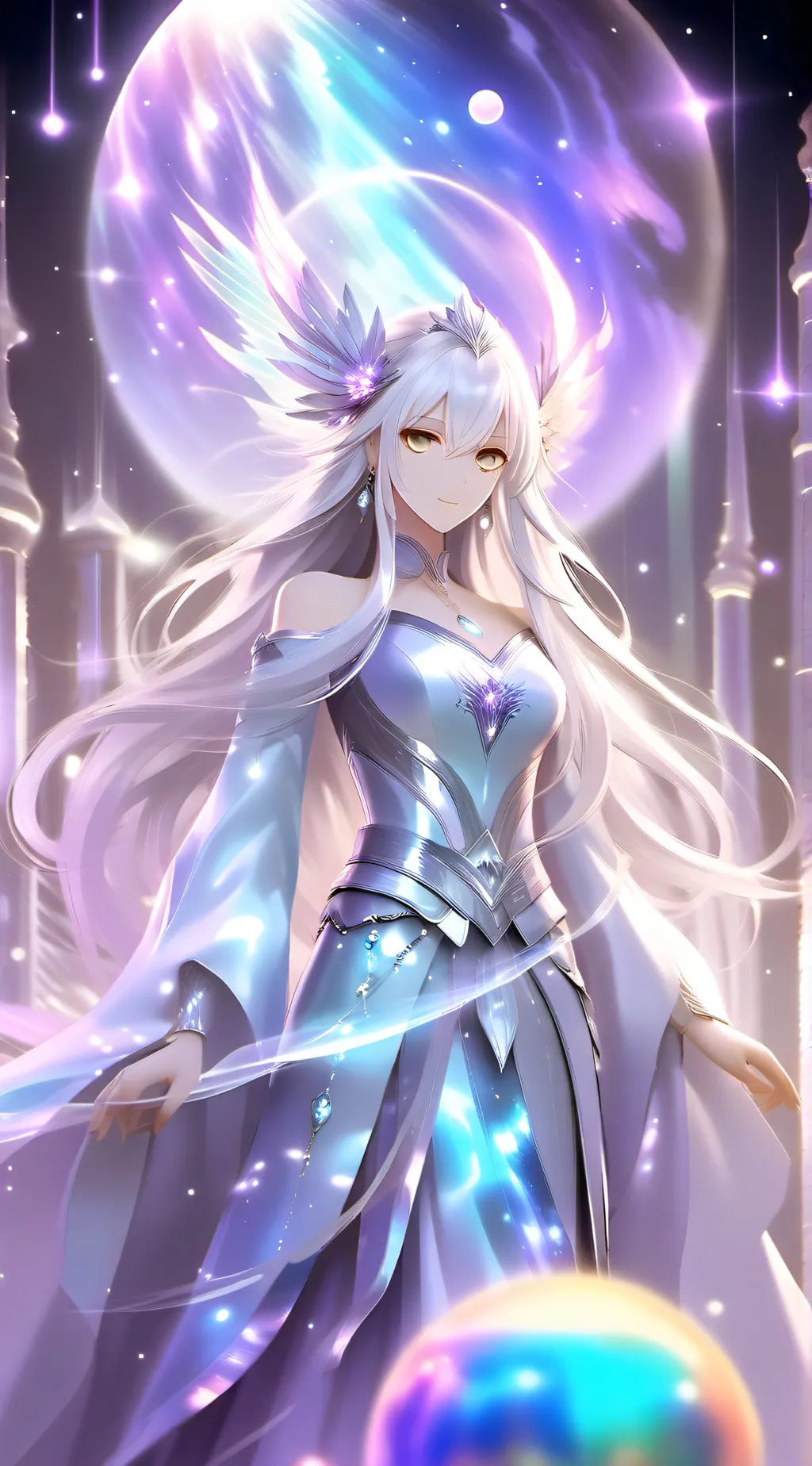 ai character: serenity  background