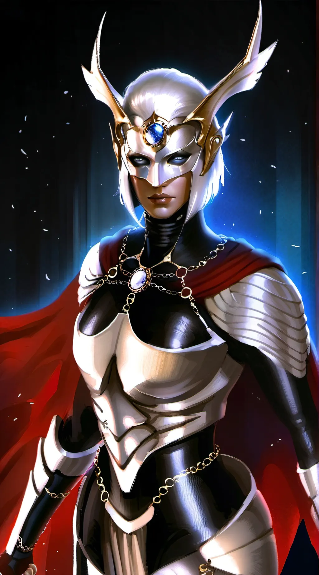 ai character: queen gná background