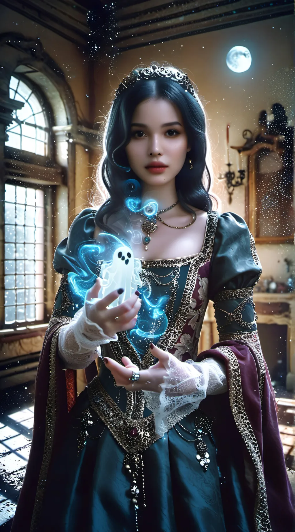 ai character: Caroline  background