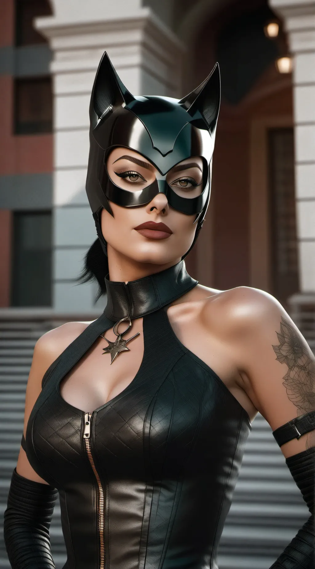 ai character: Catwoman background
