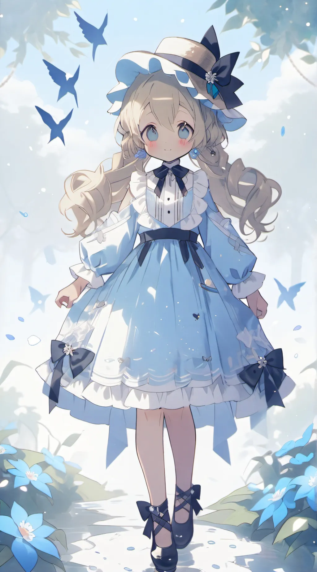 ai character: sunny sunshine background