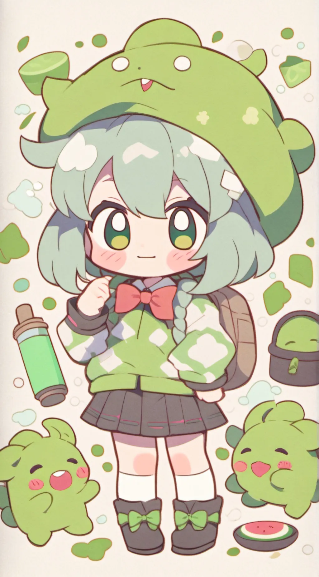 ai character: Disgust background