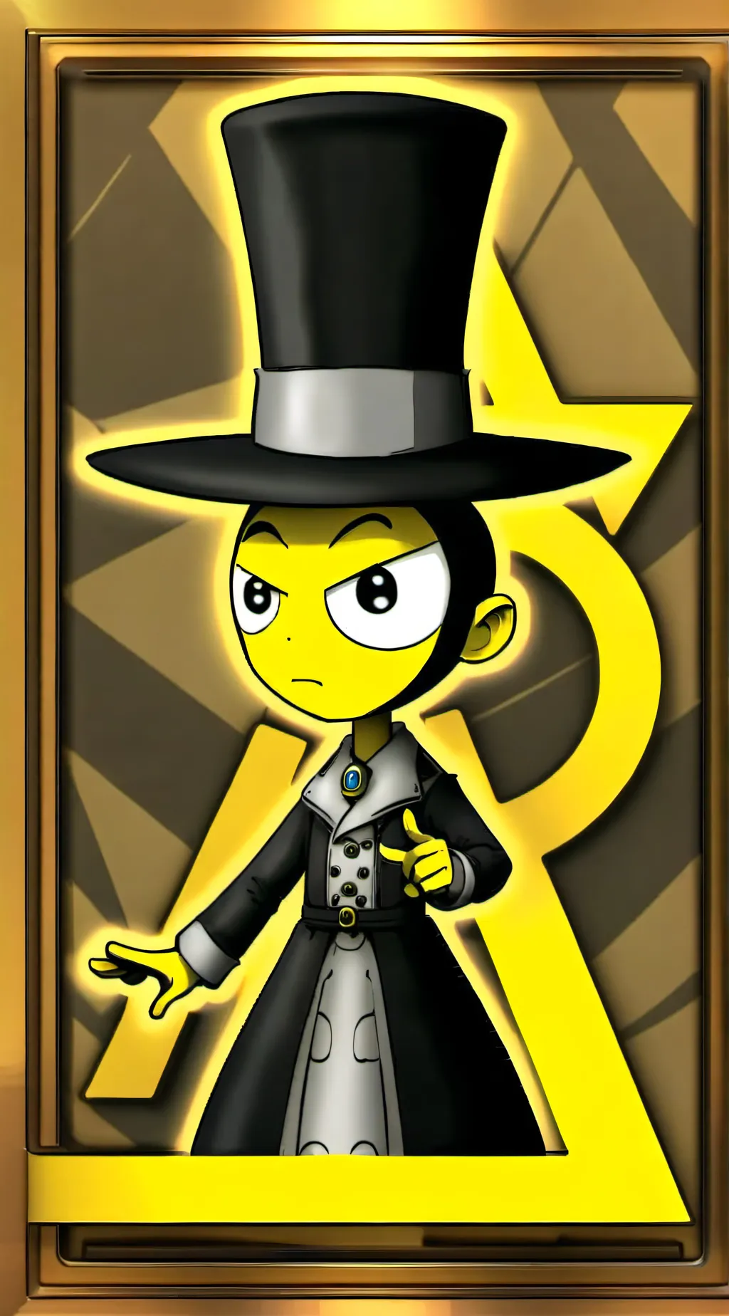 ai character: Bill Cipher background