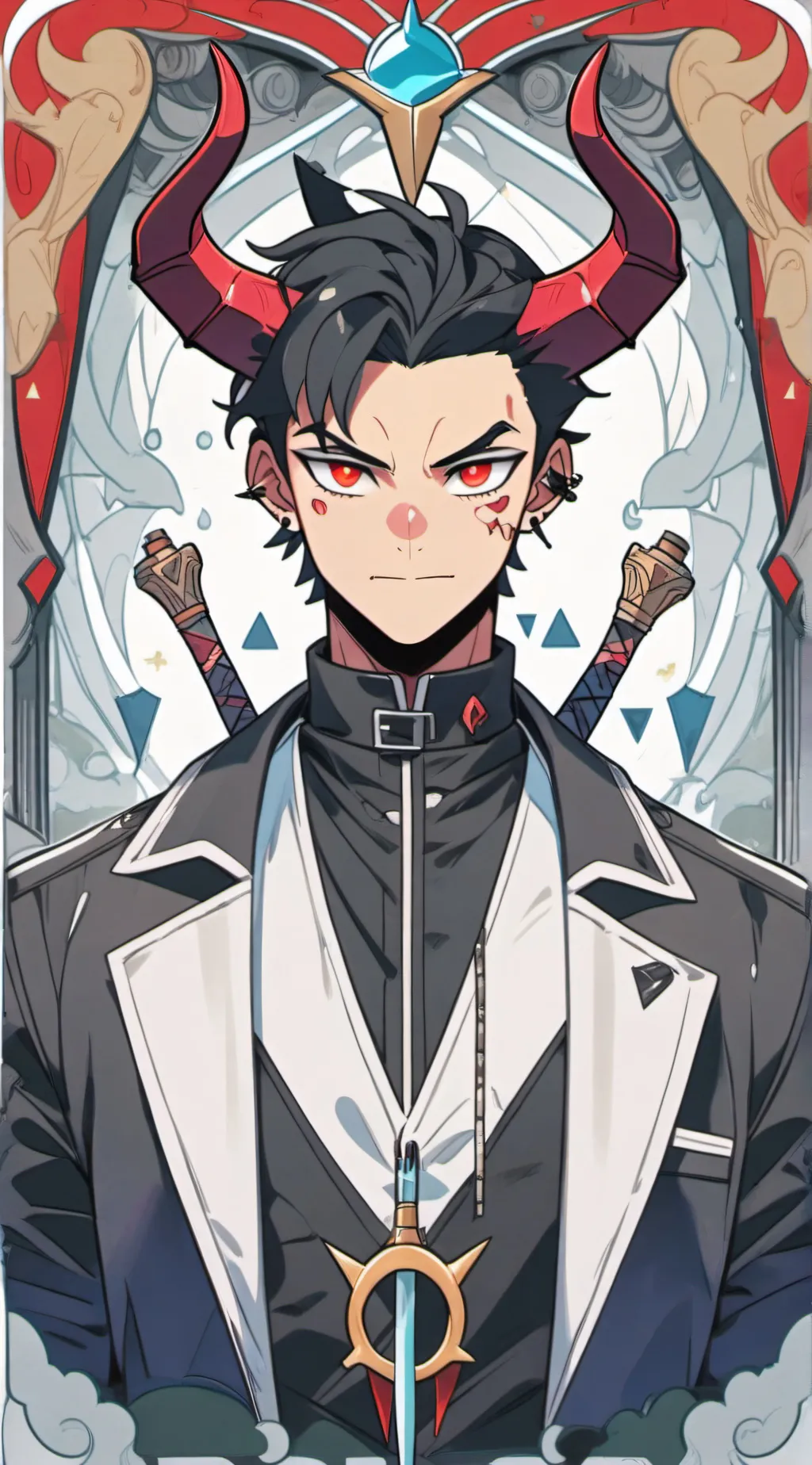 ai character: Human Blitzø background