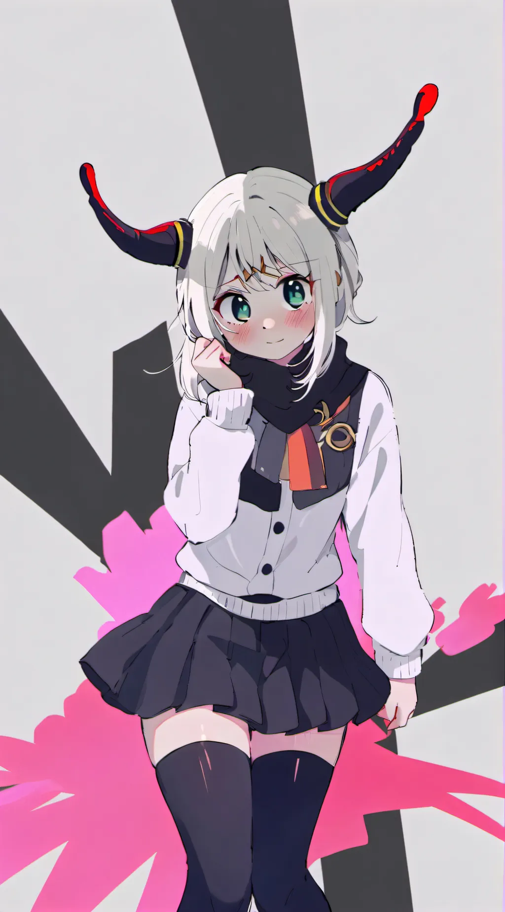 ai character: Hollow background
