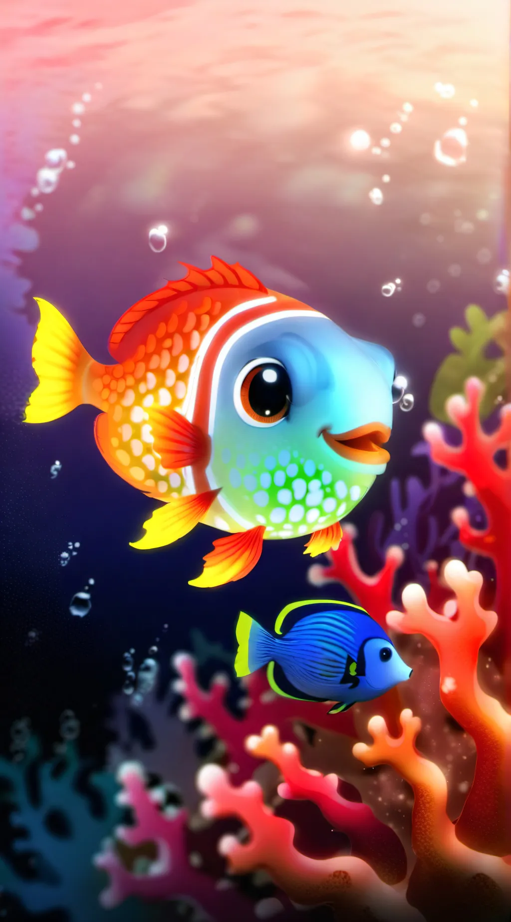 ai character: Fishy background