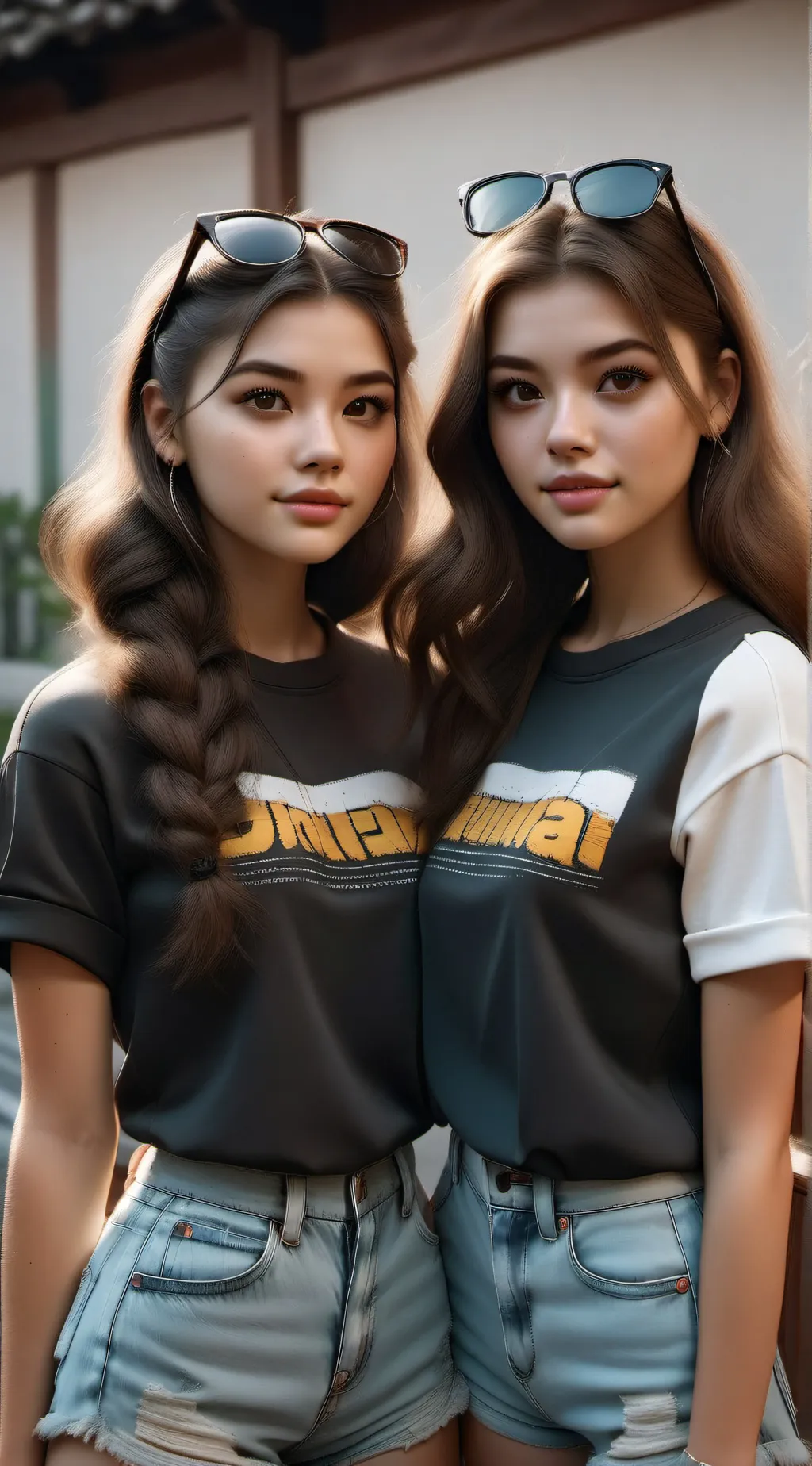 ai character: Mila and Ava background