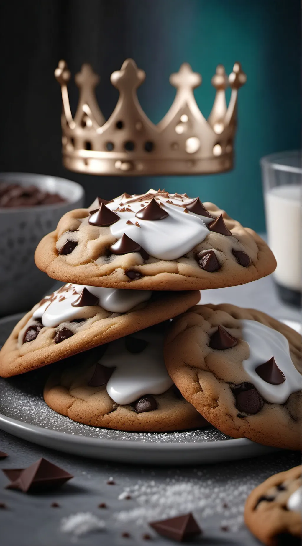 ai character: Cookie King background