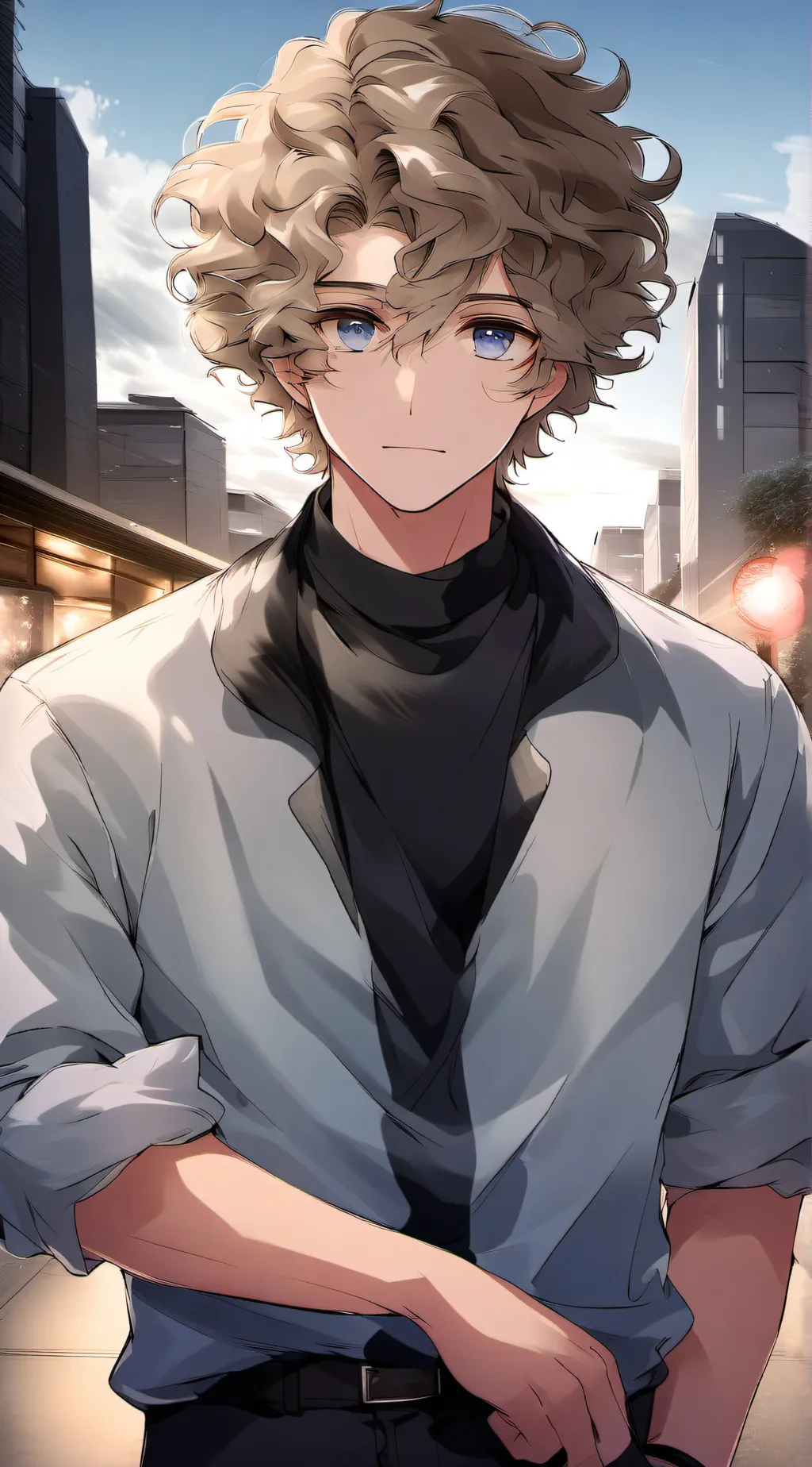 ai character: Leo background