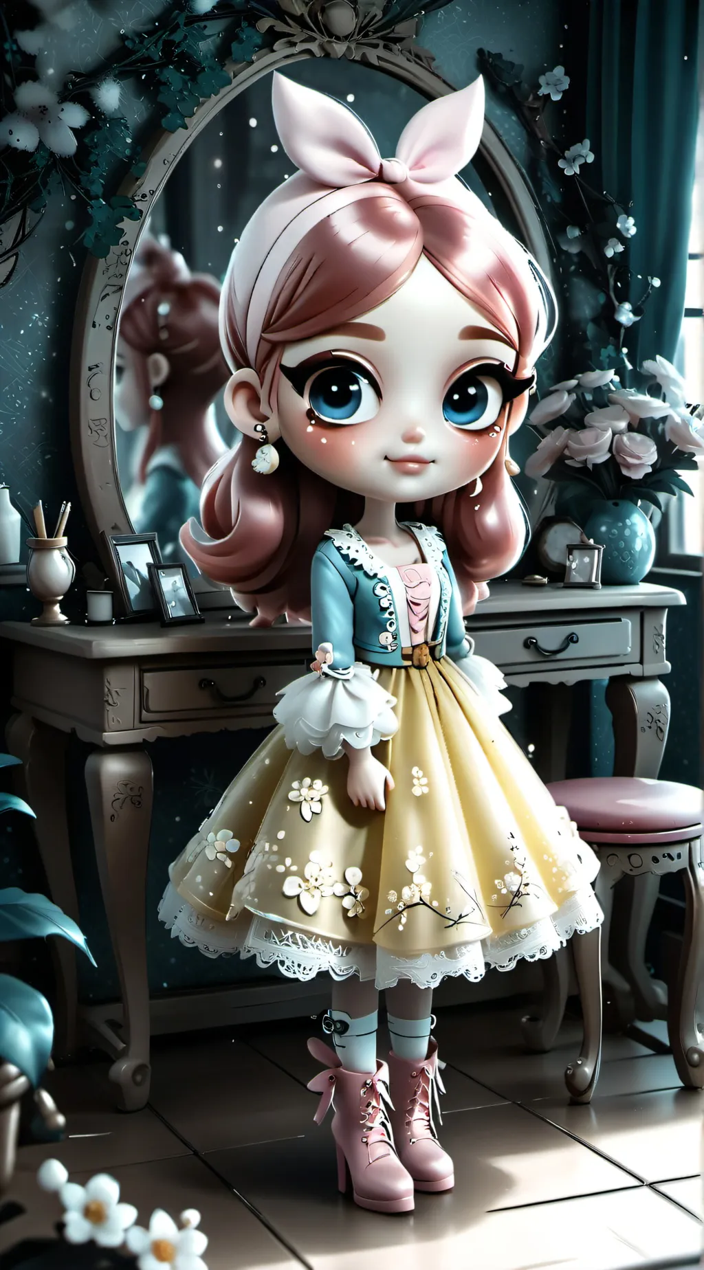 ai character: rebecca background