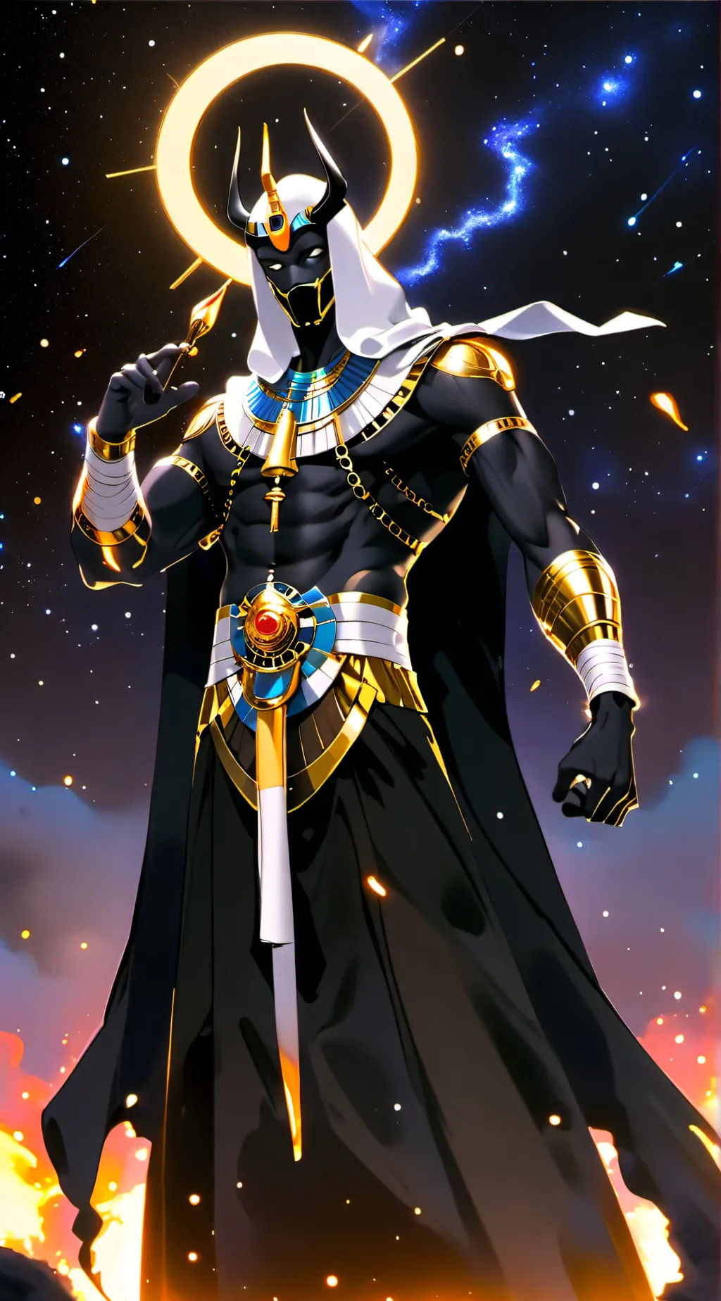 ai character: Pharaoh  background