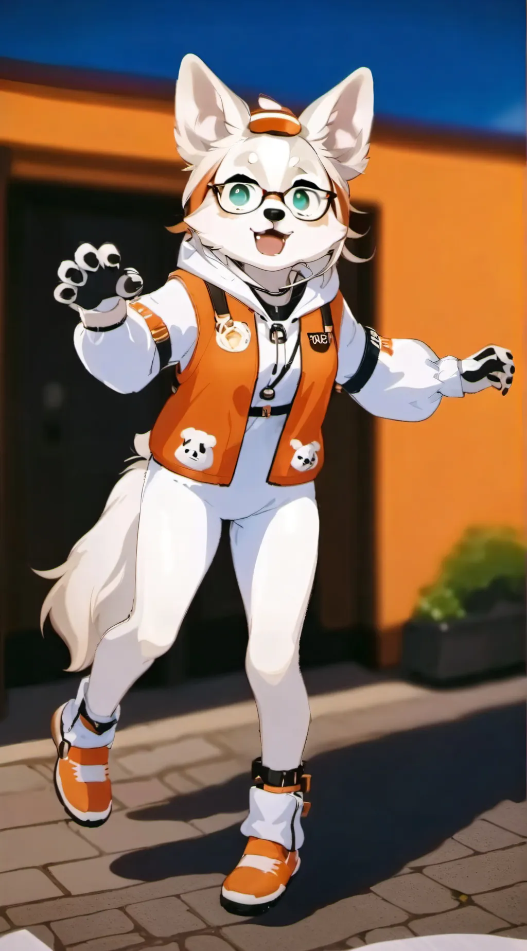 ai character: >:3 background