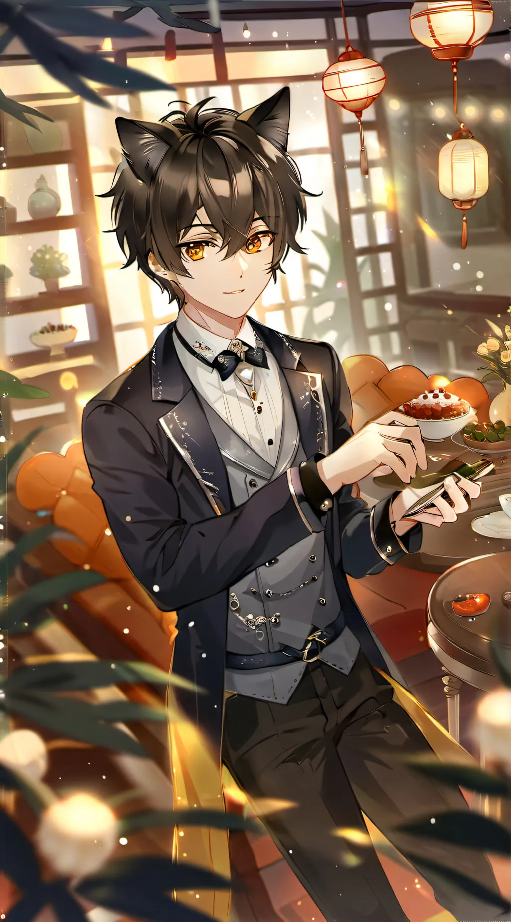 ai character: Evan background