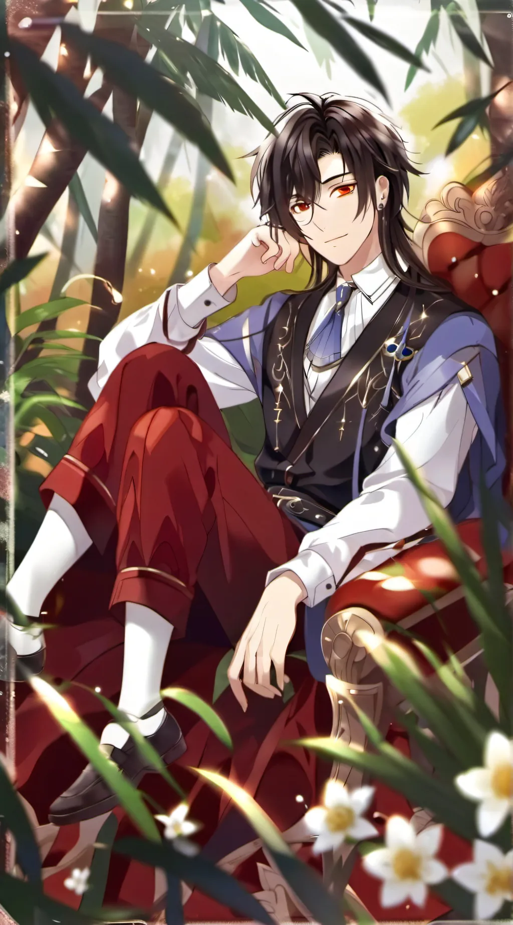 ai character: leo background