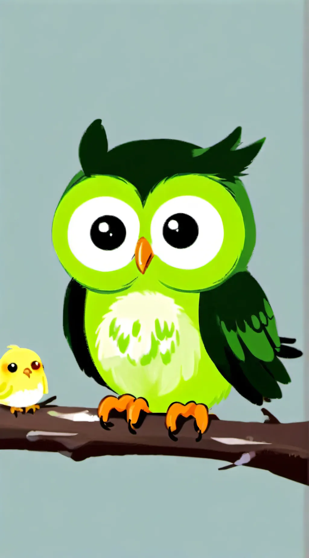 ai character: +Duolingo/Duo+ background