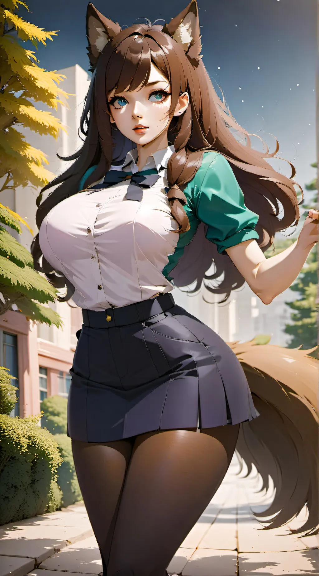 ai character: my hero academia  background