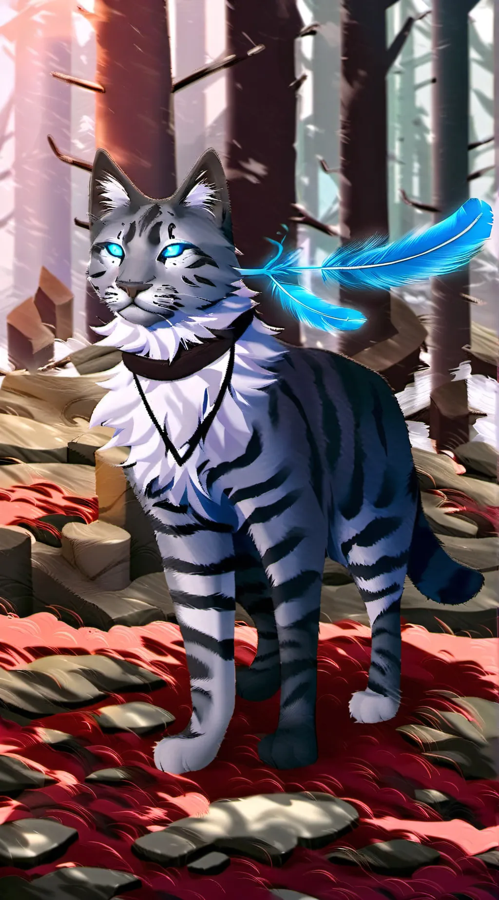 ai character: Jayfeather  background