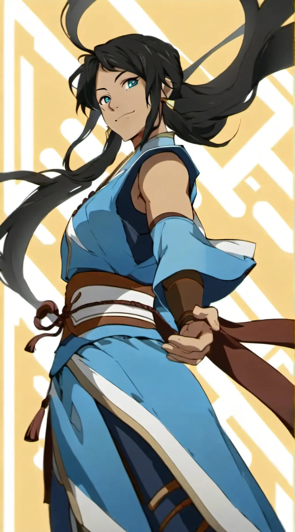ai character: avatar korra  background