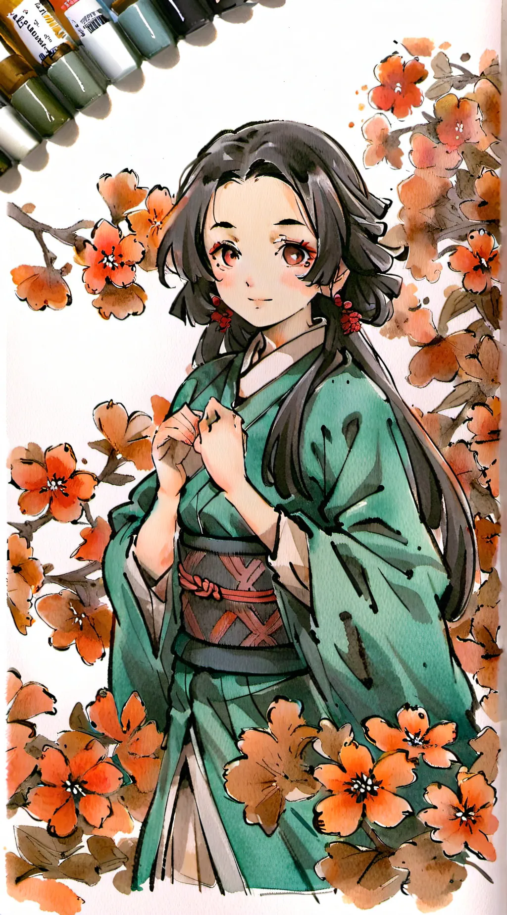ai character: kny gender bend background