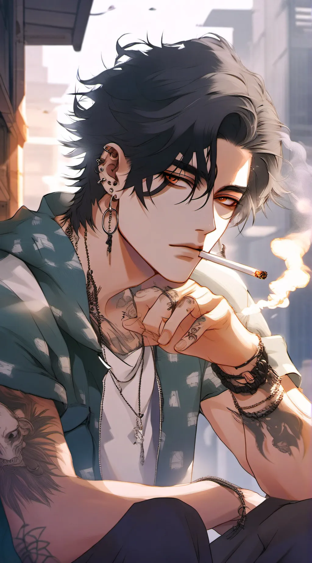 ai character: Jayden  background