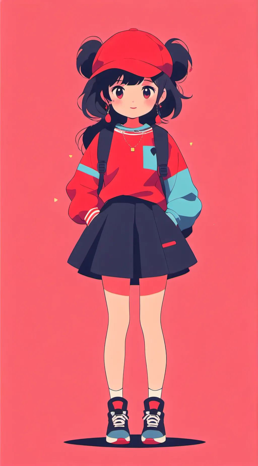 ai character: 1st grade student  background