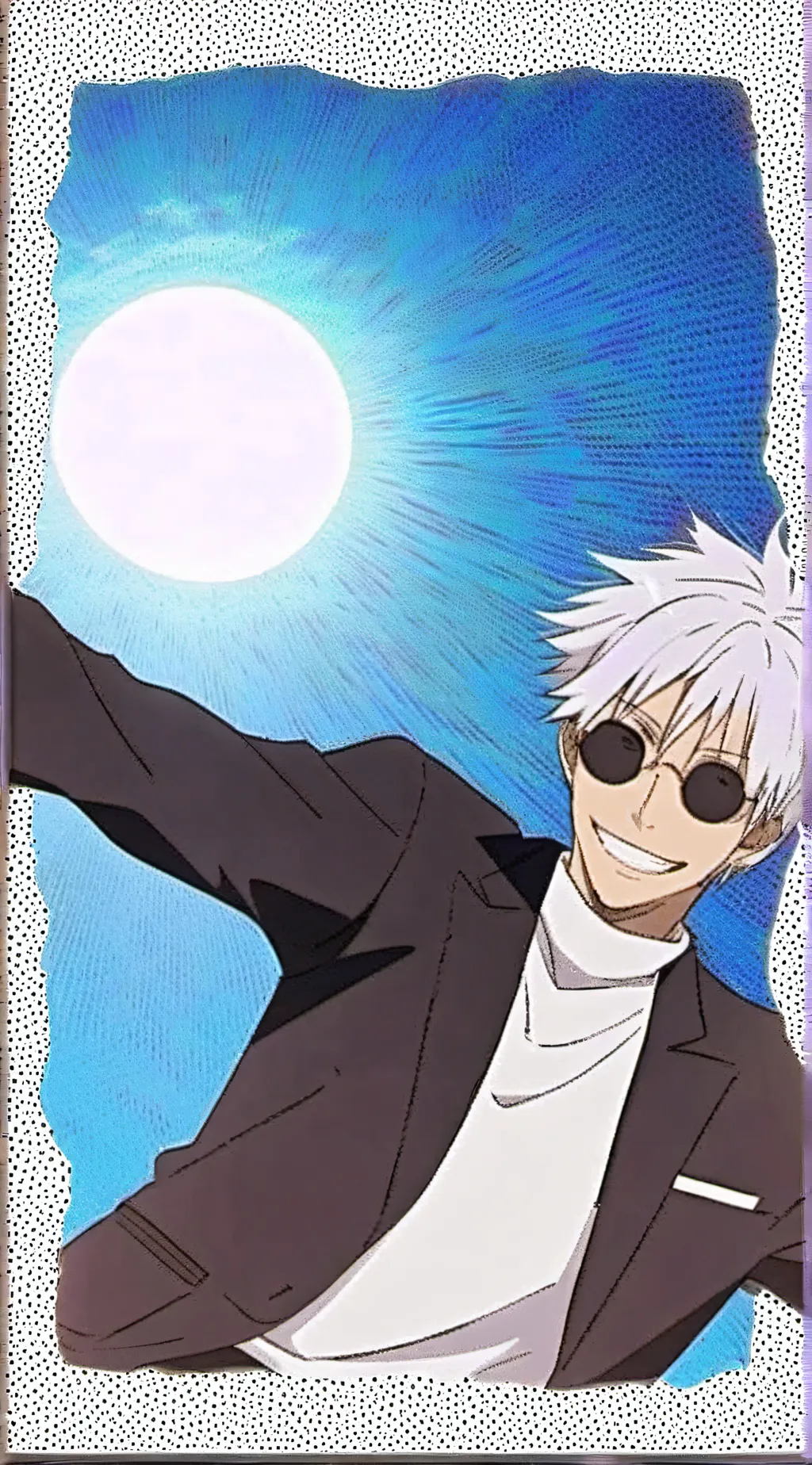 ai character: Gojo vs. Sukuna!! background