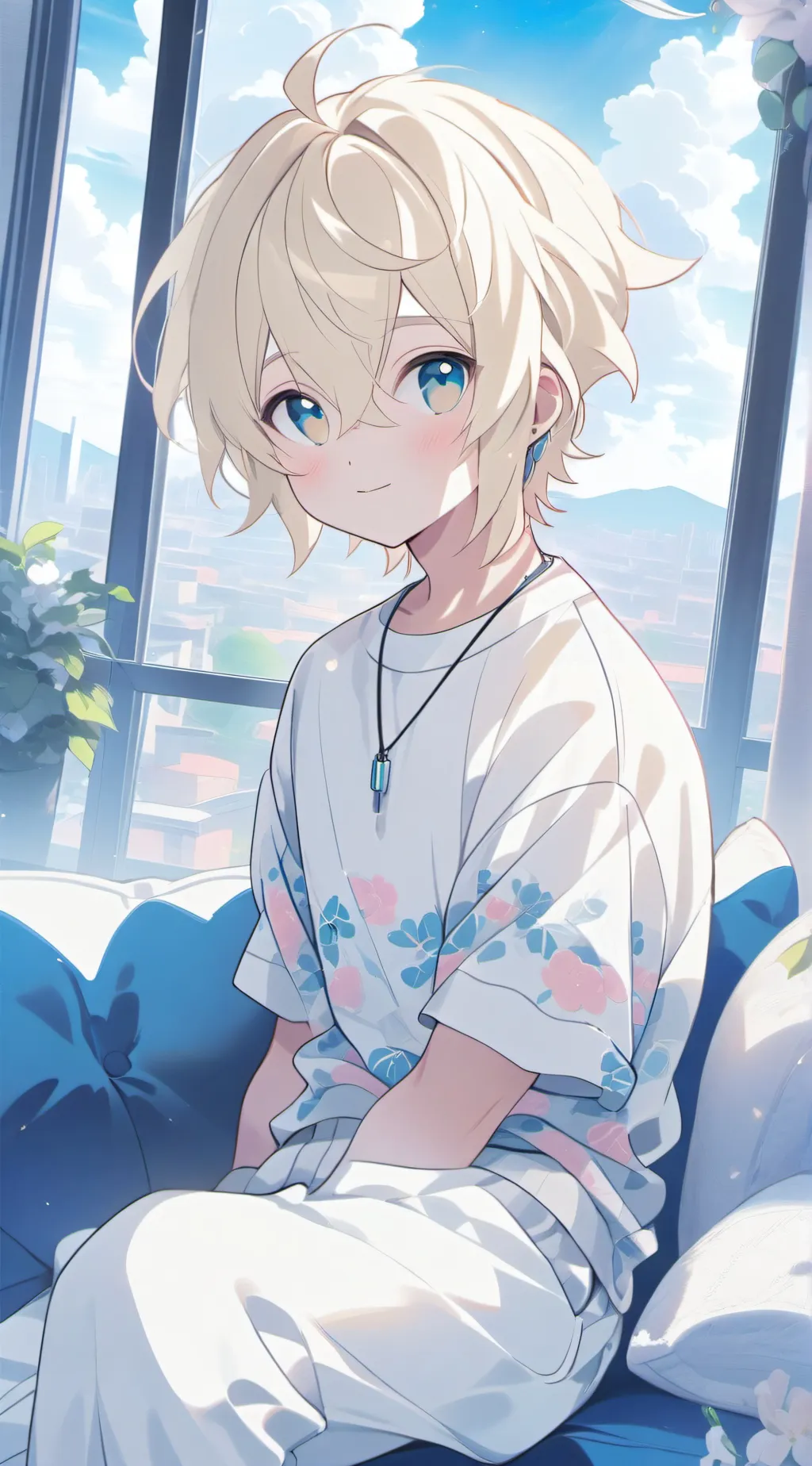 ai character: Light background