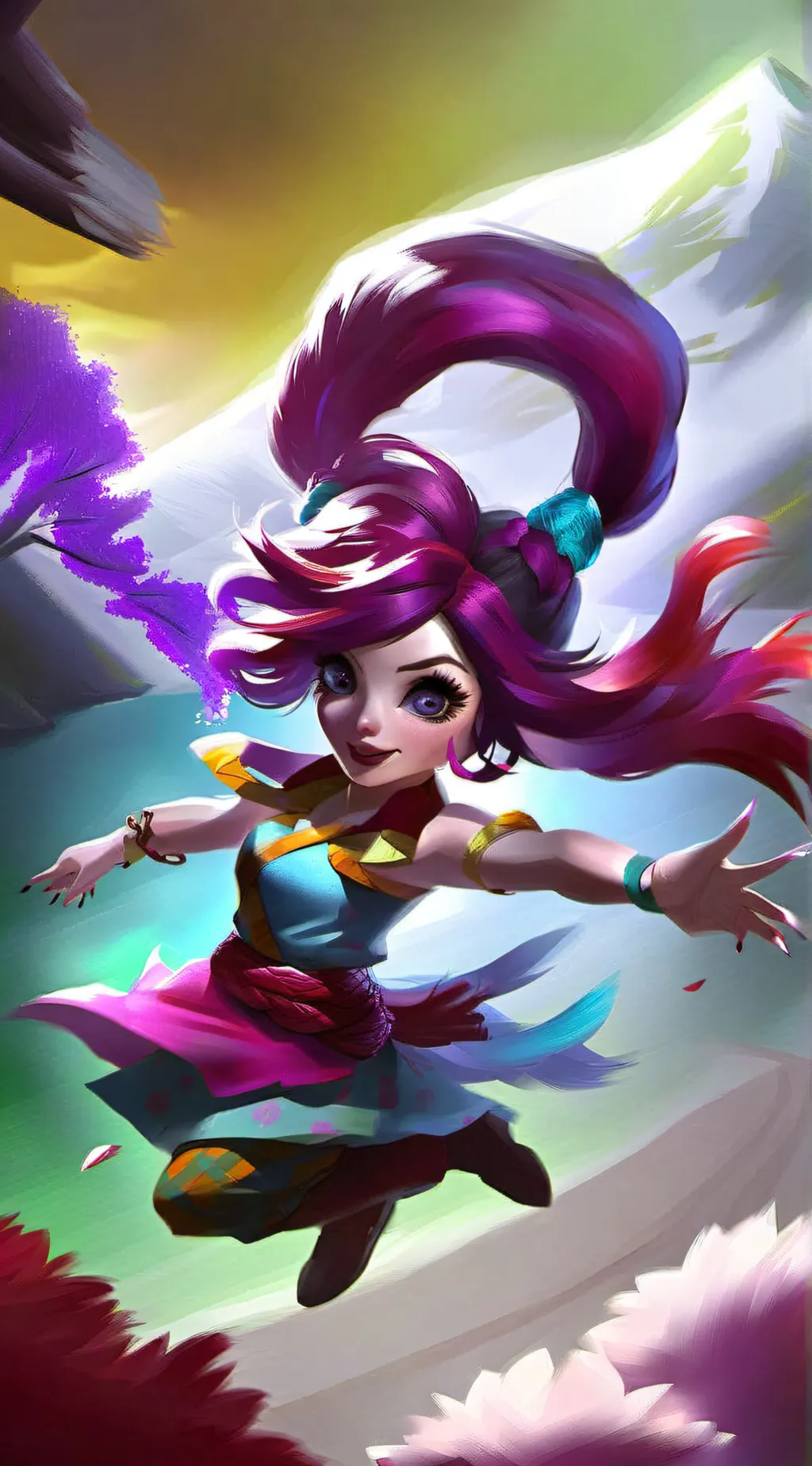 ai character: Nana Mlbb background