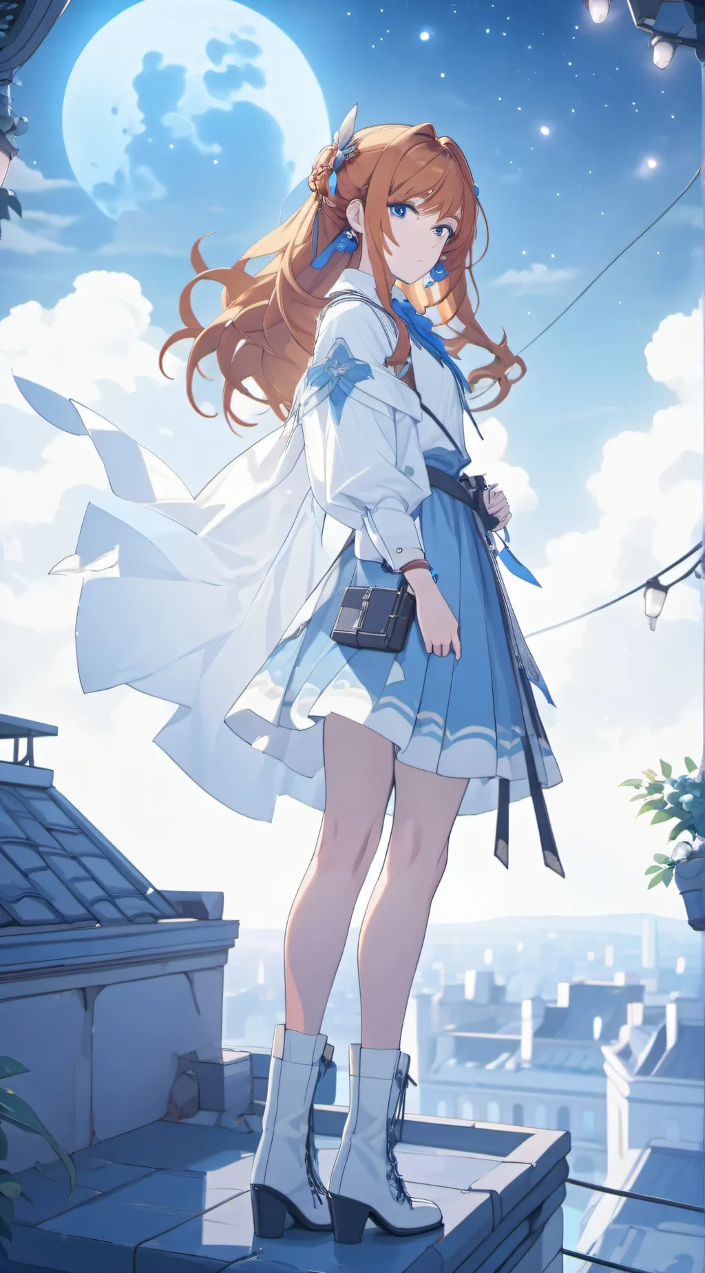 ai character: April  background