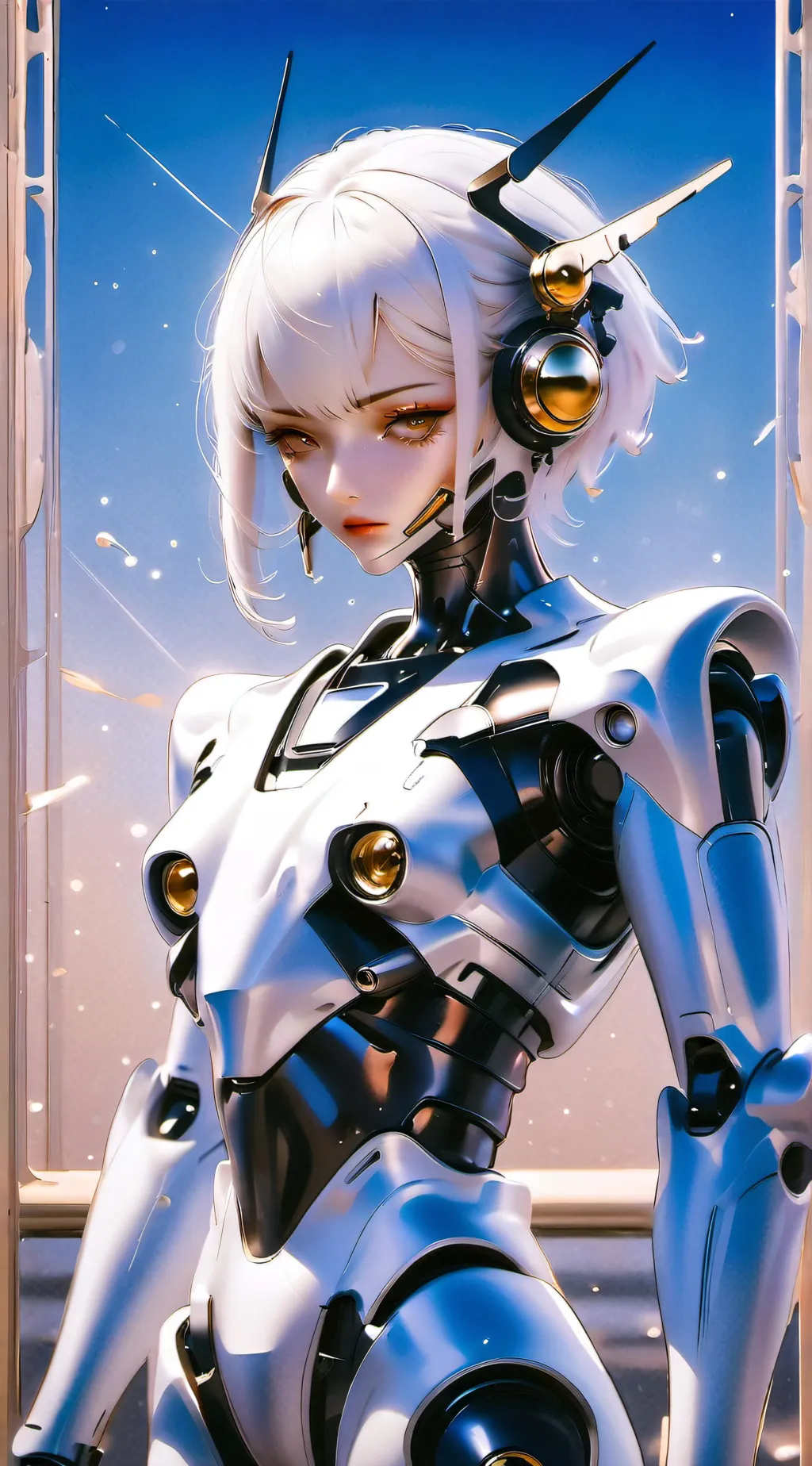ai character: Aurora background