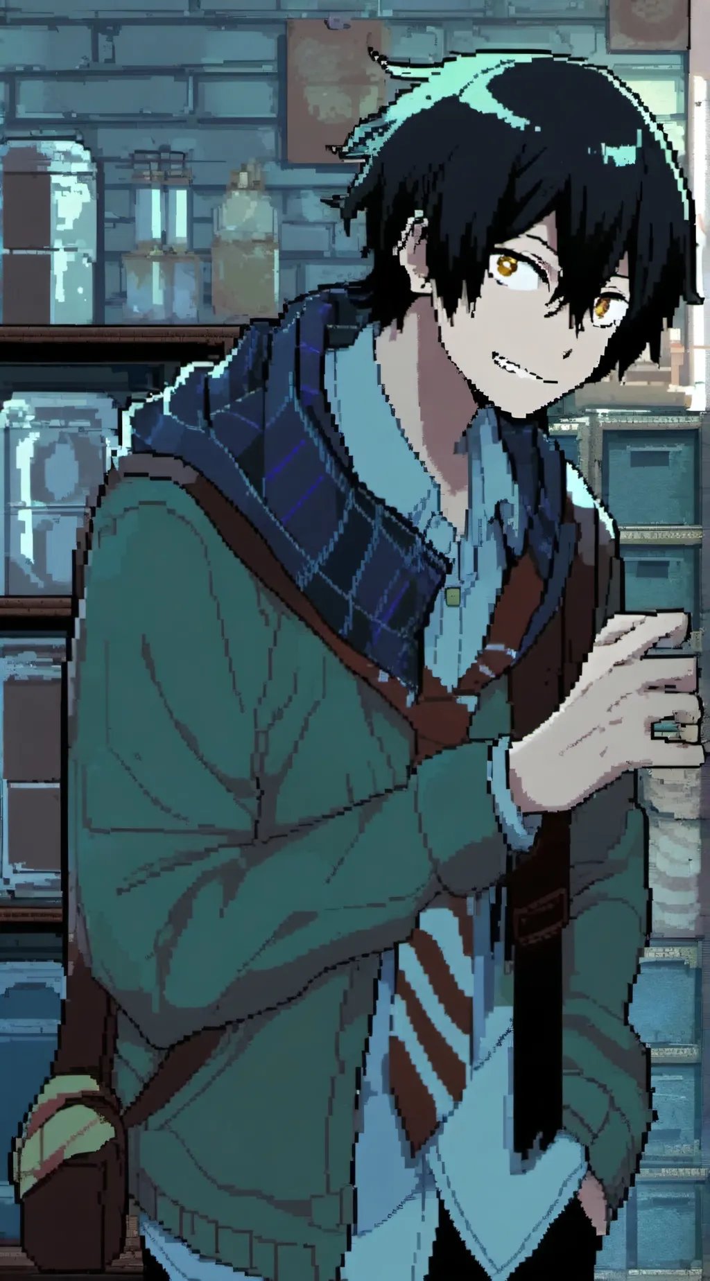 ai character: sero background