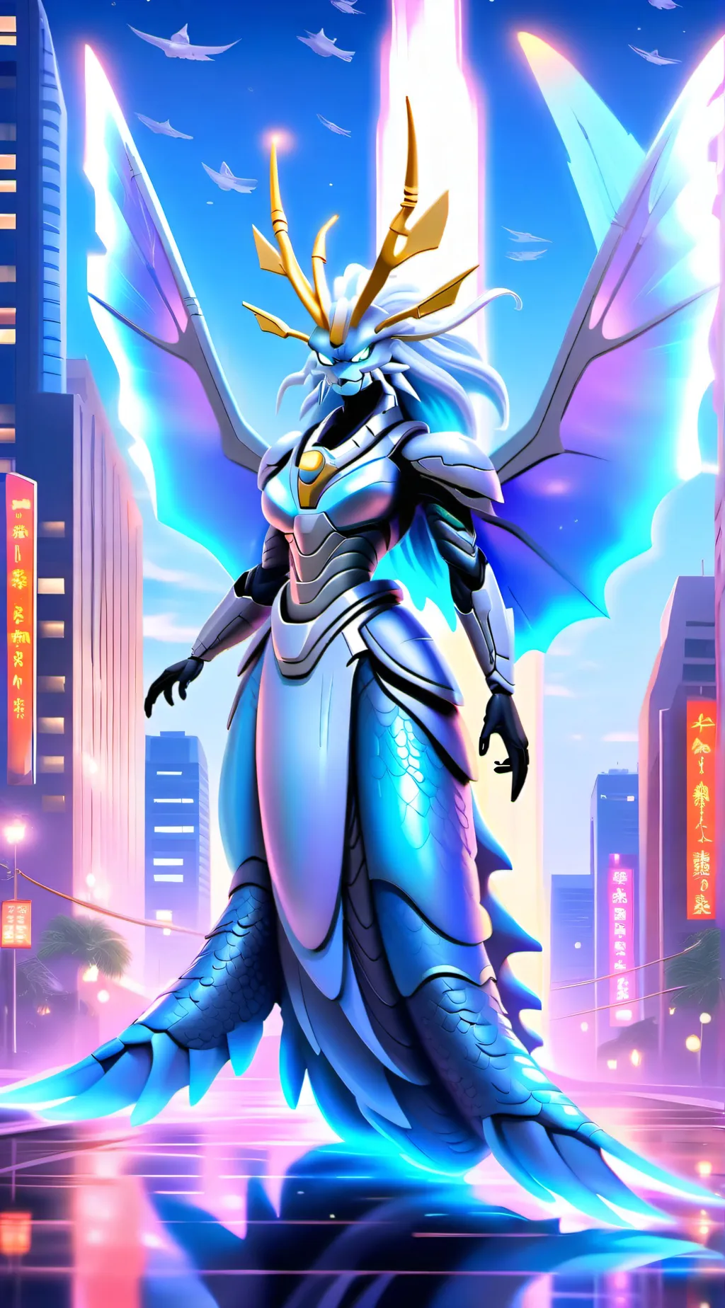 ai character: Mothra background