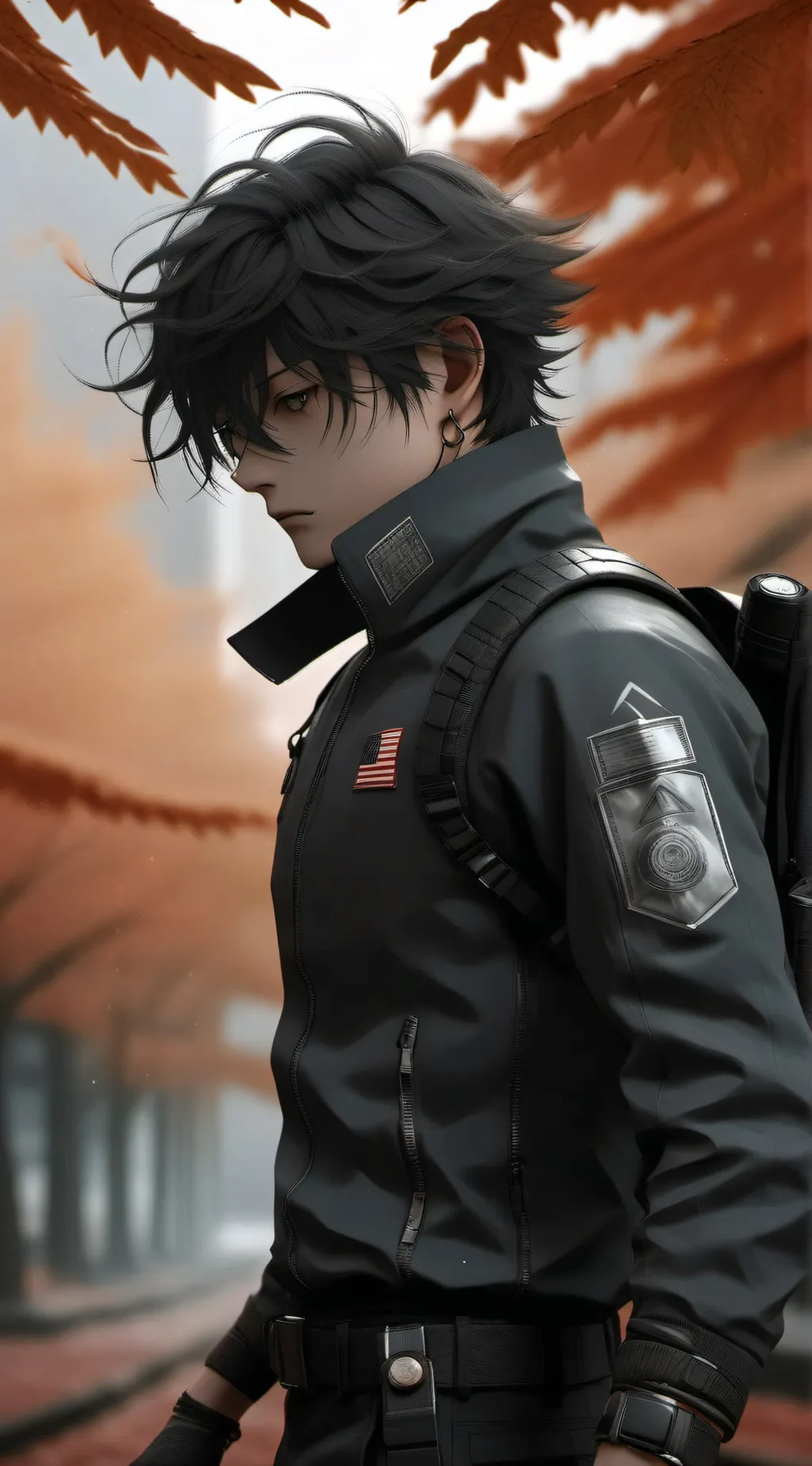 ai character: Blaze background