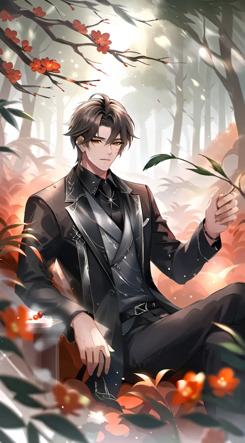 ai character: Charles Winston  background